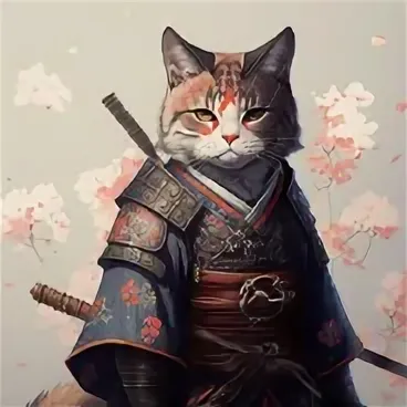 Коты-самураи